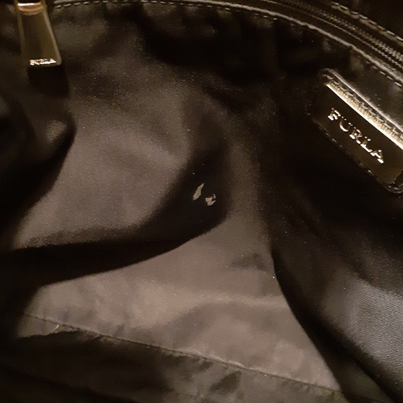 SOLD - Furla Calypso Nylon Shoulder Bag in Onyx - Picture 9 of 16